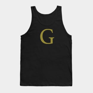 G letter Tank Top